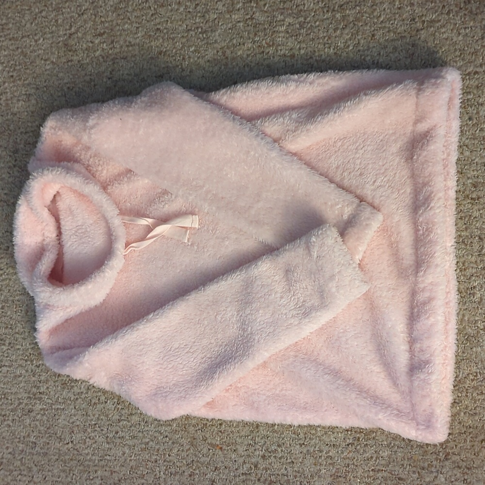 Pink Sherpa Pullover